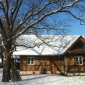 Gartenhaus im Schnee